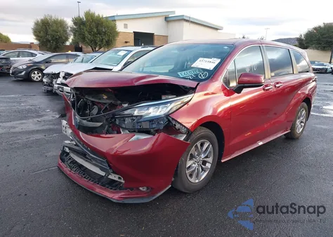 2022 Toyota Sienna Xle из США, поврежденный, VIN 5TDYRKECXNS130539